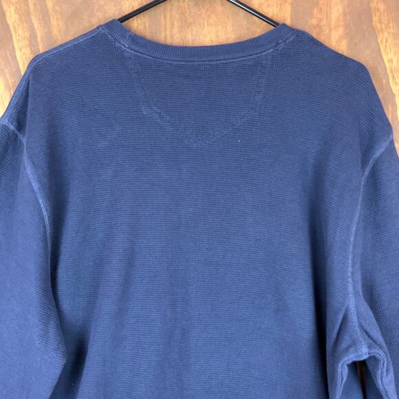 Eddie Bauer Mens Sweatshirt Blue Moose Graphic Thermal Pullover Long Sleeve TXL - Picture 11 of 14